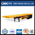 Cimc Flatbed Trailer Airbag Suspension Container Trailer